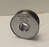 Lödtenn KR-19SH RMA P2 0,3mm 100g